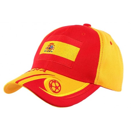 Casquette Enfant Espagne Football de 6 à 11 ans Casquette Enfant Nyls Création