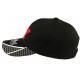 Casquette Baseball NY Noire et Rouge Stan CASQUETTES Hip Hop Honour