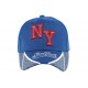 Casquette Baseball NY Bleu et Rouge Stan CASQUETTES Hip Hop Honour