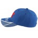 Casquette Baseball NY Bleu et Rouge Stan CASQUETTES Hip Hop Honour