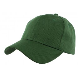 Casquette baseball Vert Foncé CASQUETTES Nyls Création