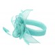 Chapeau Mariage Turquoise Serre tête Figue ANCIENNES COLLECTIONS divers