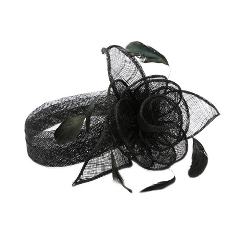 Chapeau Mariage Noir Serre tête Figue ANCIENNES COLLECTIONS divers