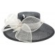 Chapeau Mariage Marine et Blanc Méli Mélo ANCIENNES COLLECTIONS divers