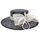 Chapeau Mariage Marine et Blanc Méli Mélo ANCIENNES COLLECTIONS divers