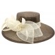 Chapeau Mariage Marron et écru Méli Mélo ANCIENNES COLLECTIONS divers