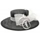 Chapeau Mariage Noir et Blanc méli Mélo ANCIENNES COLLECTIONS divers