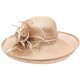 Chapeau Mariage Marron Clair en paille sisal Fraise ANCIENNES COLLECTIONS divers