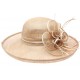 Chapeau Mariage Marron Clair en paille sisal Fraise ANCIENNES COLLECTIONS divers