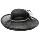 Chapeau Mariage Noir et blanc en paille sisal Fraise ANCIENNES COLLECTIONS divers