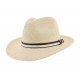 Chapeau paille Naturel et Beige Zory Herman Headwear ANCIENNES COLLECTIONS divers