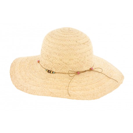 Chapeau paille Naturel mode Clara Herman Headwear ANCIENNES COLLECTIONS divers