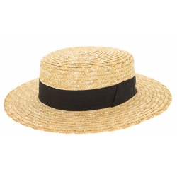 Chapeau Canotier paille naturel Herman headwear ANCIENNES COLLECTIONS divers