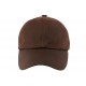 Casquette Baseball Marron Coton Huilé ANCIENNES COLLECTIONS divers