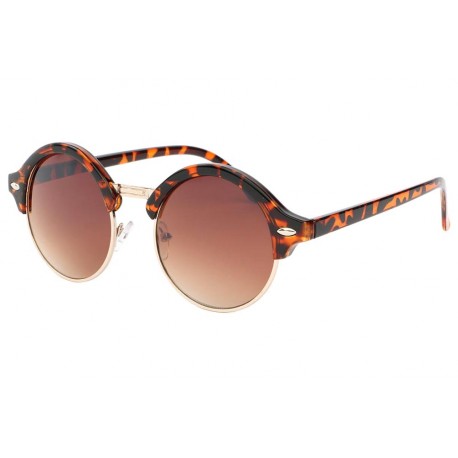 Lunette de soleil ronde retro Marron Jude LUNETTES SOLEIL Eye Wear