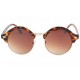 Lunette de soleil ronde retro Marron Jude LUNETTES SOLEIL Eye Wear