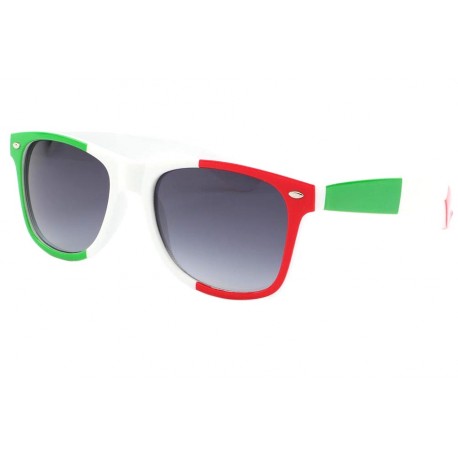 Lunettes de soleil Italie Verte Blanche et Rouge LUNETTES SOLEIL Eye Wear