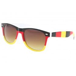 Lunettes de soleil Allemagne Noire Rouge Jaune LUNETTES SOLEIL Eye Wear