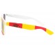 Lunette de soleil Espagne Rouge et Jaune LUNETTES SOLEIL Eye Wear