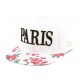 Snapback PARIS Blanche Rose Rouge ANCIENNES COLLECTIONS divers