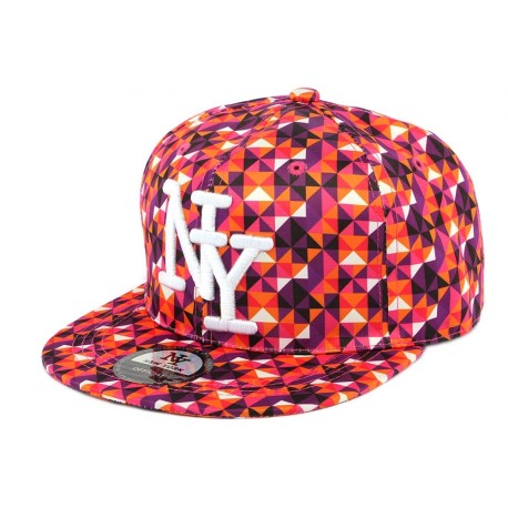 Snapback NY Orange et Violette Vintage 70s ANCIENNES COLLECTIONS divers