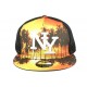 Snapback NY Jaune et Orange Tropical Sun ANCIENNES COLLECTIONS divers