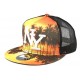 Snapback NY Jaune et Orange Tropical Sun ANCIENNES COLLECTIONS divers