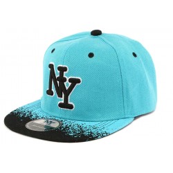 Casquette NY Enfant Bleu ciel et Noir Tag à partir de 7 ans ANCIENNES COLLECTIONS divers