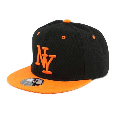 Casquette Enfant Noir et Orange New York à partir de 7 ans ANCIENNES COLLECTIONS divers