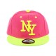 Casquette Enfant Rose et Jaune Fluo New York à partir de 7 ans ANCIENNES COLLECTIONS divers