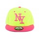 Casquette NY Enfant Jaune Fluo et Rose à partir de 7 ans ANCIENNES COLLECTIONS divers