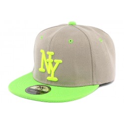 Casquette NY Enfant Grise et Verte à partir de 7 ans ANCIENNES COLLECTIONS divers