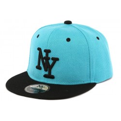 Casquette Enfant Bleu Ciel et Noir New York à partir de 7 ans ANCIENNES COLLECTIONS divers