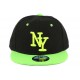 Casquette NY Enfant Noir et Vert Fluo à partir de 7 ans ANCIENNES COLLECTIONS divers