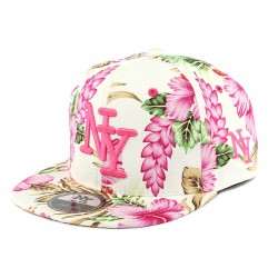 Casquette NY Enfant Rose à fleurs à partir de 7 ans ANCIENNES COLLECTIONS divers