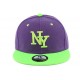 Casquette NY Enfant Violette et Verte de 7 à 14 ans ANCIENNES COLLECTIONS divers