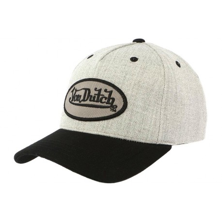 Casquette baseball Von Dutch Smith Grise et Noire ANCIENNES COLLECTIONS divers