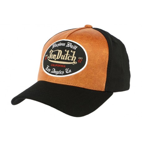 Casquette baseball Von Dutch GRLN Marron et Noir ANCIENNES COLLECTIONS divers