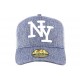 Casquette Baseball NY Bleu Hip Hop Honour ANCIENNES COLLECTIONS divers