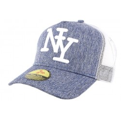 Casquette Baseball NY Bleu Hip Hop Honour ANCIENNES COLLECTIONS divers