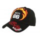 Casquette Biker Route 66 Noir et Rouge CASQUETTES divers