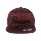 Snapback Noir et Rouge Paname ANCIENNES COLLECTIONS divers