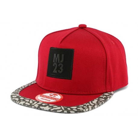 Snapback MJ 23 Rouge Panthère ANCIENNES COLLECTIONS divers