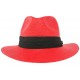 Chapeau de Paille Rouge Théo CHAPEAUX Léon montane