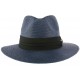 Chapeau de Paille Bleu Marine Théo CHAPEAUX Léon montane