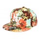 Casquette NY Marron à fleurs orange ANCIENNES COLLECTIONS divers