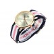 Montre Femme Bracelet Tissu Bleu et Rose Milana ANCIENNES COLLECTIONS divers