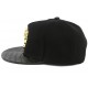 Snapback Noire Hip Hop avec insigne doré ANCIENNES COLLECTIONS divers