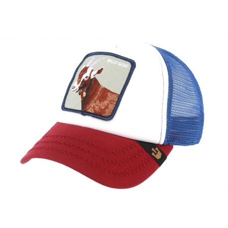 Casquette Baseball Bleu blanc Rouge Hickory Stick Goorin Bros ANCIENNES COLLECTIONS divers