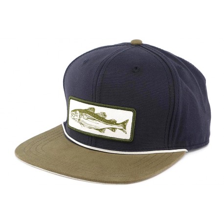 Casquette Snapback Bleu Fish Story Goorin Bros ANCIENNES COLLECTIONS divers